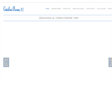 Tablet Screenshot of cristaleriaderenzi.com